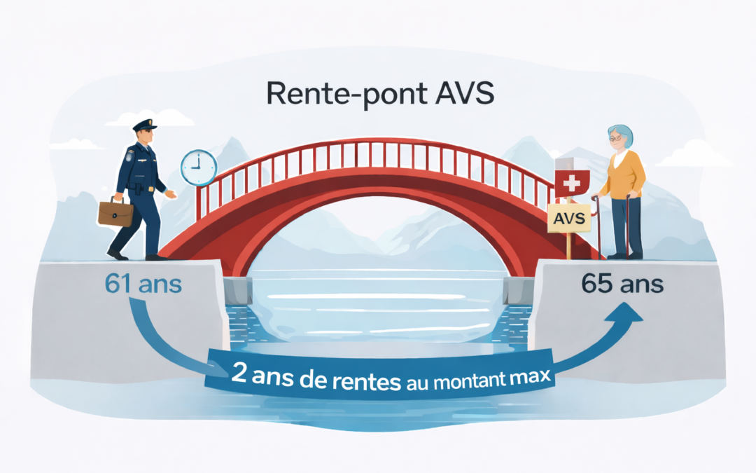 Les deux années de rente-pont AVS du régime PPP