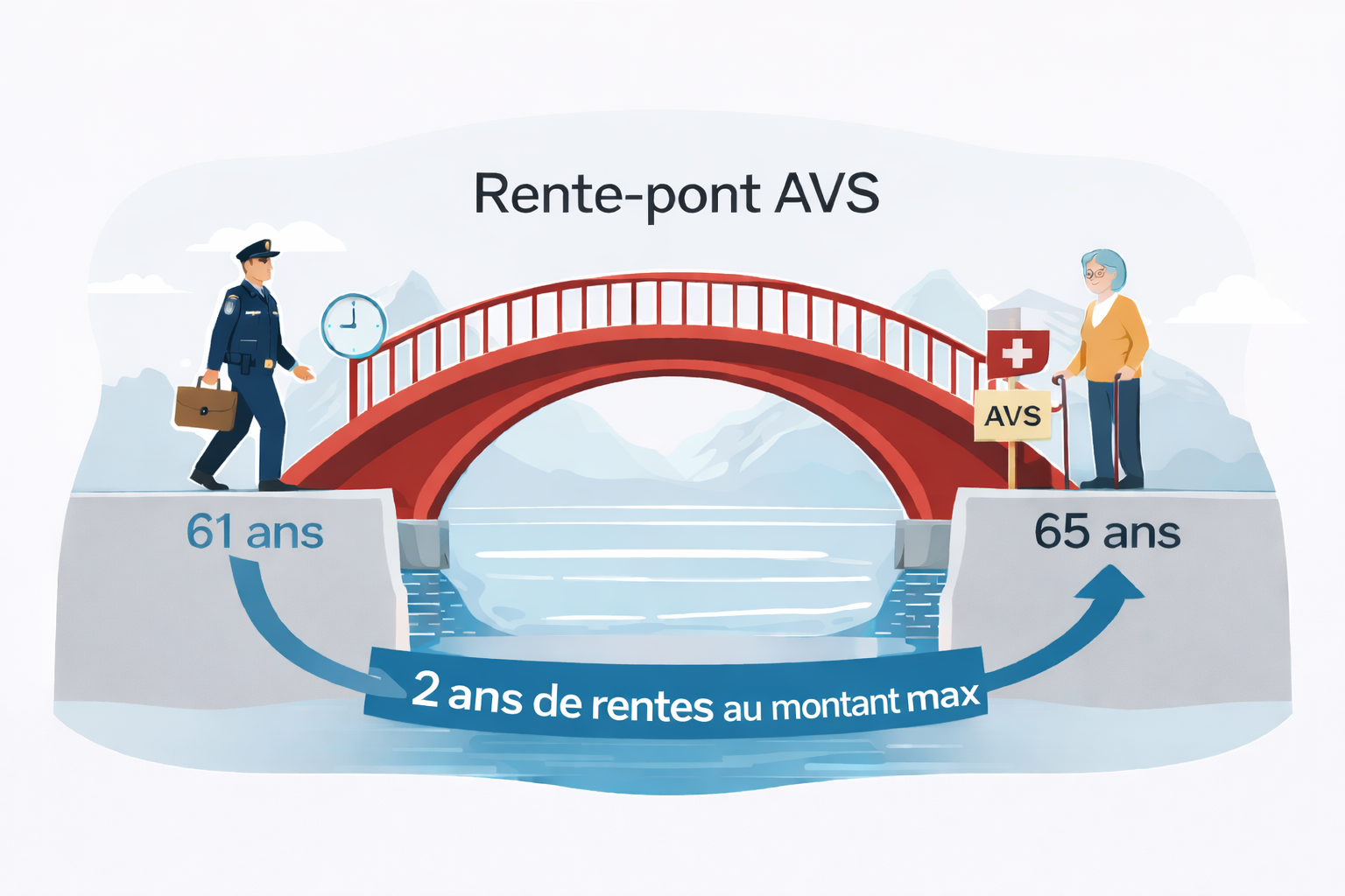 2 ans de rente-pont AVS